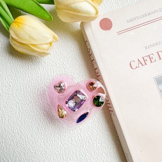 Giá Đỡ Điện Thoại Trong Suốt Hình Trái Tim 3d
