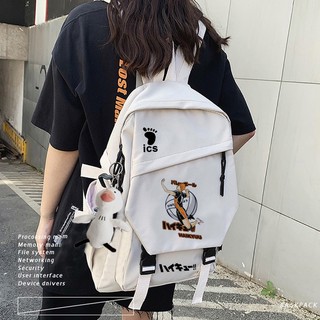 GC2 Haikyuu Ba Lô Dành Cho Nữ Nam Học Sinh Công Suất Lớn Thời Trang Cá Tính Đa Năng Túi Nữ CG2