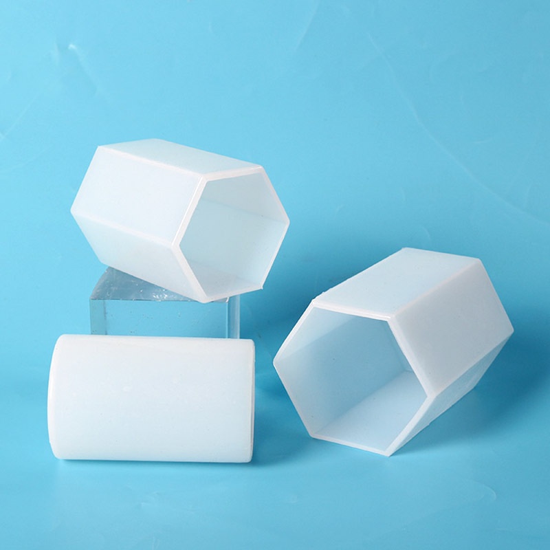 Diy Nến Khuôn Silicon Xi Lanh Sáu Mặt Mousse Bánh Thơm Nến