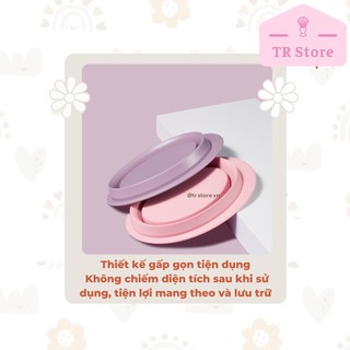 Chậu rửa cọ trang điểm Gecomo gấp gọn vệ sinh dụng cụ tiện lợi