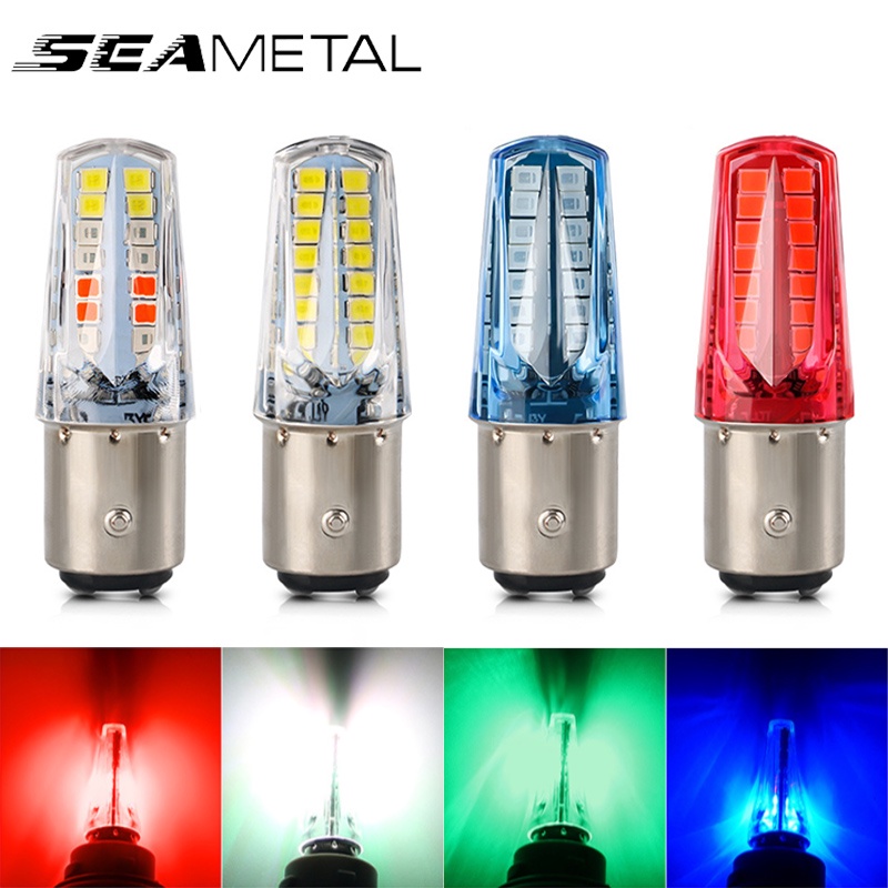 Đèn led tín hiệu SEAMETAL 12v 1157 gắn đuôi xe máy chất lượng cao