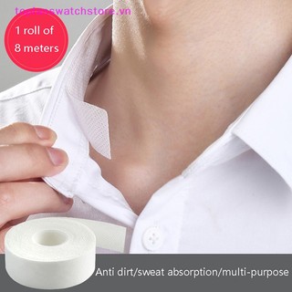 Toplanswatchstore 1 Cuộn Băng Keo Dán Cổ Áo Sơ Mi Bảo Vệ Chống Mồ Hôi