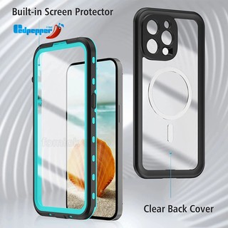 ốp 15 promax lưng chống nước Outdoor IP68 Waterproof Phone Case chống nước for iPhone 14 13 Pro Max Swimming Diving Cover for iphone 14 Plus Water Proof Case