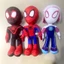 Thú Nhồi Bông 30cm Hình Marvel Avengers Spiderman Gwen Friends Trang Trí Phòng Ngủ Cho Bé Gái