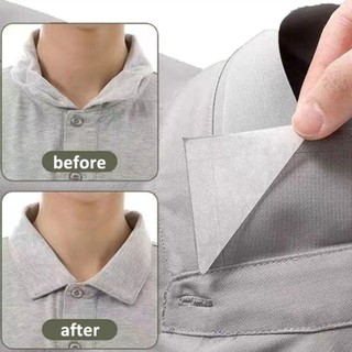 [Giao hàng từ Việt Nam] Miếng đệm cố định cổ áo OAKANDME 50 CÁI, Bộ định hình cổ đứng chống cuộn tự dính, Vòng cổ áo sơ mi PVC vô hình thực tế Hỗ trợ nam giới