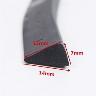 5m triangle soft strip chống thấm nước cao su chống bụi chống va đập thanh bọt xốp cách âm thiết bị dải niêm phong dải
