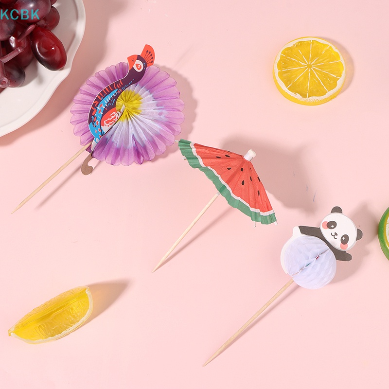 Set 50 Dù Giấy Trang Trí Bánh Nhiều Kiểu Độc Đáo