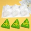 Cc Khuôn nướng bánh chống dính 6 ngăn DIY Lễ hội truyền thống Khuôn Zongzi