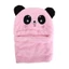 DELMER Trẻ Em Bonnet Với Khăn Mũ Cashmere Bên Trong Chống Gió Đẹp Full Face Cover Tập Đi Hoạt Hình Mũ Gấu Trúc