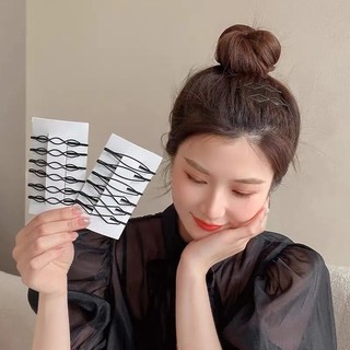 Kẹp tóc hình học màu đen kẹp tóc kim loại bobby ghim mũ nón thời trang cho nữ cô gái bb kẹp tóc bên hông kẹp tóc gợn sóng phụ kiện tóc y2k kẹp cố định đơn giản vô hình