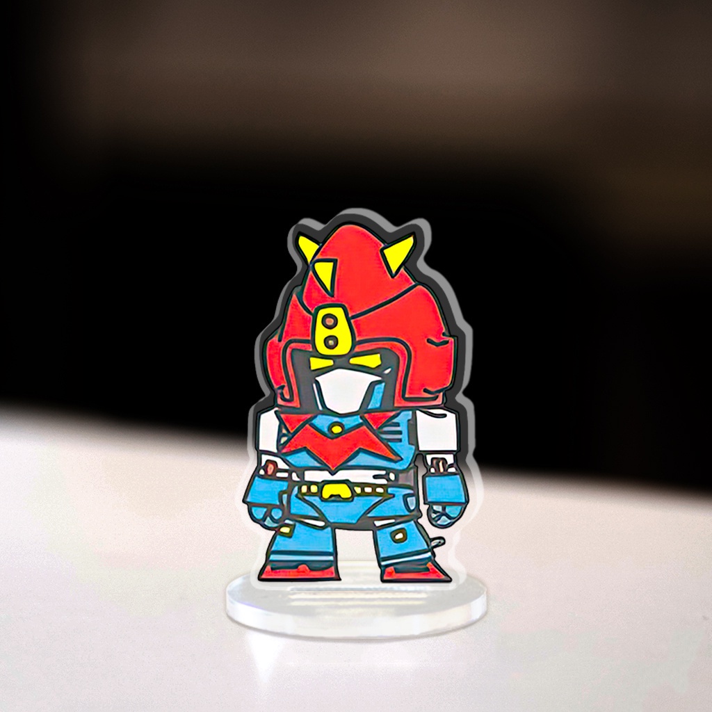 Mô hình Mini Gundam Robot Gundam Mk - II  God Gundam Z Gundam Standee Chibi Anime trang trí góc học tập cao 3cm