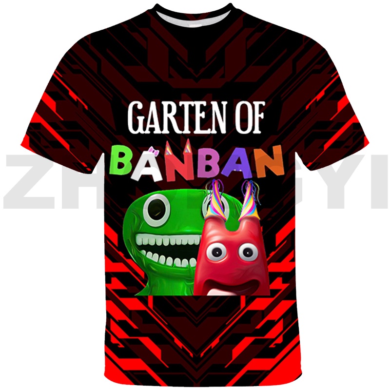 Áo Thun Ngắn Tay In Hình 3D Garten of BanBan 2 3-15 Tuổi