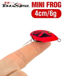 Mồi Câu Cá Giả Hình Ếch Nhảy Ếch Mềm 4cm / 6g 9 Màu Kèm Móc Câu