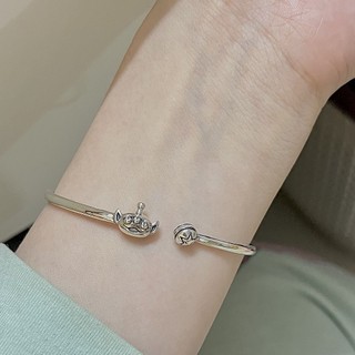 Vòng tay đàn hồi ba mắt mạ bạc hình hành tinh tên lửa dễ thương - Đồ chơi Disney dành cho cậu bé