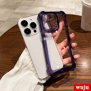 Ốp Điện Thoại Acrylic Cứng Trong Suốt Chống Sốc Sang Trọng Cho iPhone 14 11 12 13 Pro Max XS Max X XR