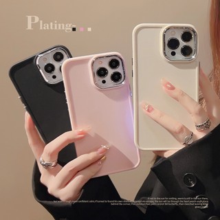 Ốp Điện Thoại Silicon Mềm Màu Trơn Đơn Giản Cho IPhone 14 14pro Max 14plus 13 13pro 13mini 12 11 Pro Max IX XR SE2 I8 Plus