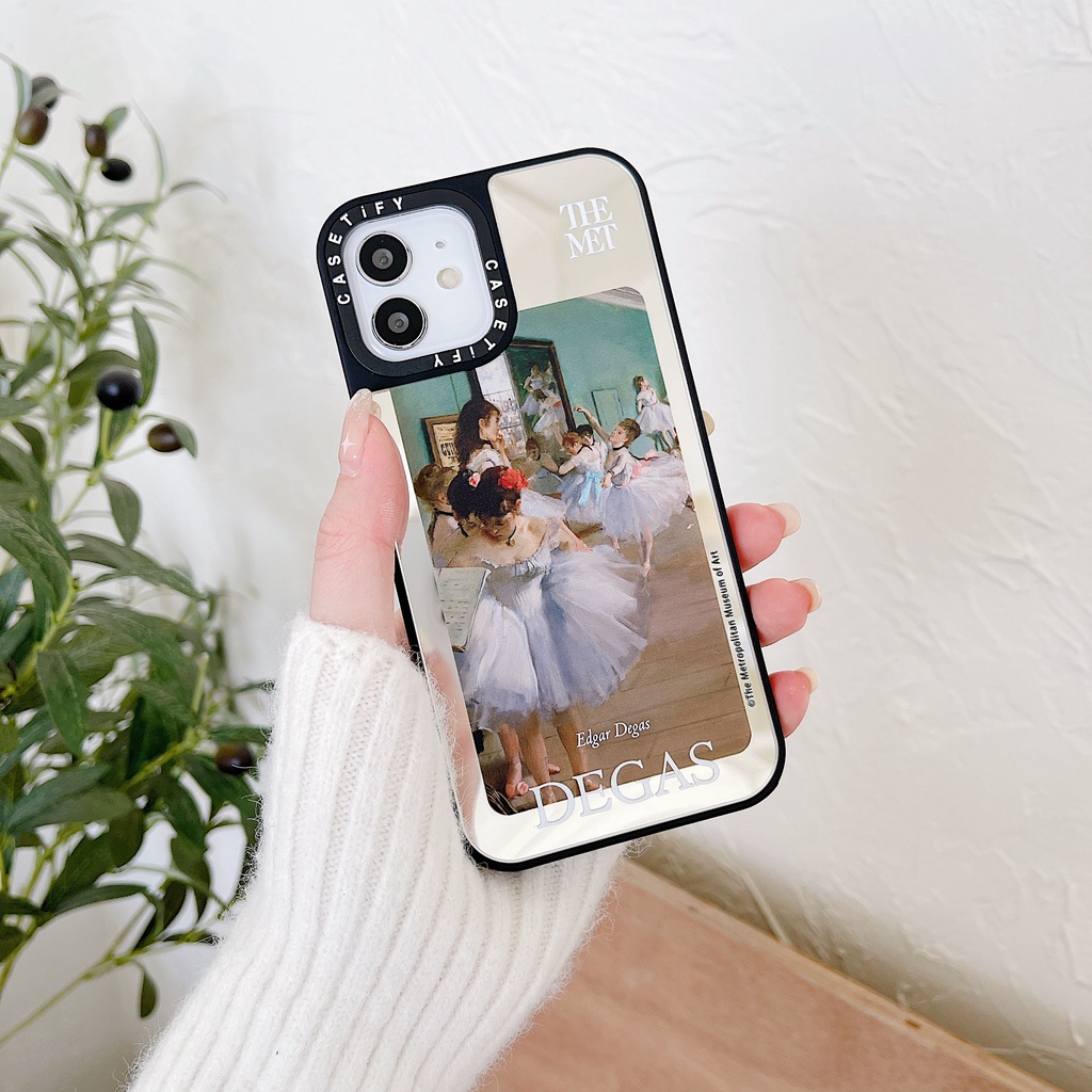 Gương Nghệ Thuật Thế Giới Tranh Sơn Dầu Nổi Tiếng THE MET VAN GOTH MONET DEGAS Vỏ Cứng Tương Thích Cho iPhone 16 Pro Max Plus 15 / 14 / 13 / 12 / 11 / X / XS / XR / SE / 8 / 7 / 6