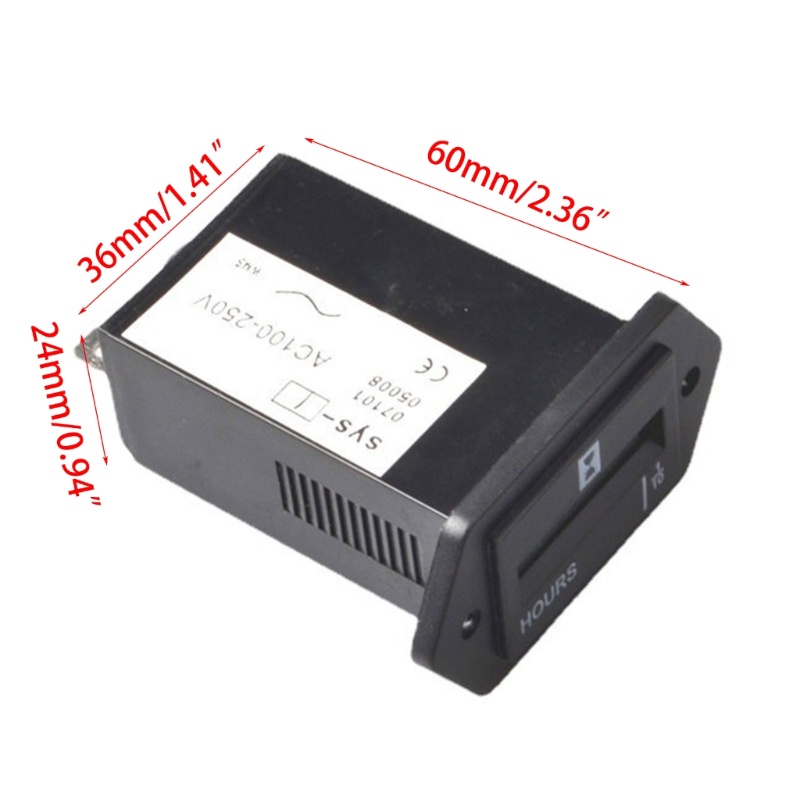 Đồng Hồ Đếm Giờ Động Cơ Cho Máy Xúc / Xe Tải