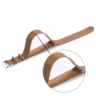 Dây Da PU Thay Thế Cho ĐồNg Hồ Đeo Tay NATO ZULU 18mm 20mm 22mm 24mm