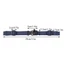 TOPTOOLCX Ba lô Dây đeo xương ức, Phụ kiện túi Phụ kiện kẹp ngực có thể điều chỉnh, Khóa tháo rời kép đa năng Dây đai cố định chống trượt ngoài trời