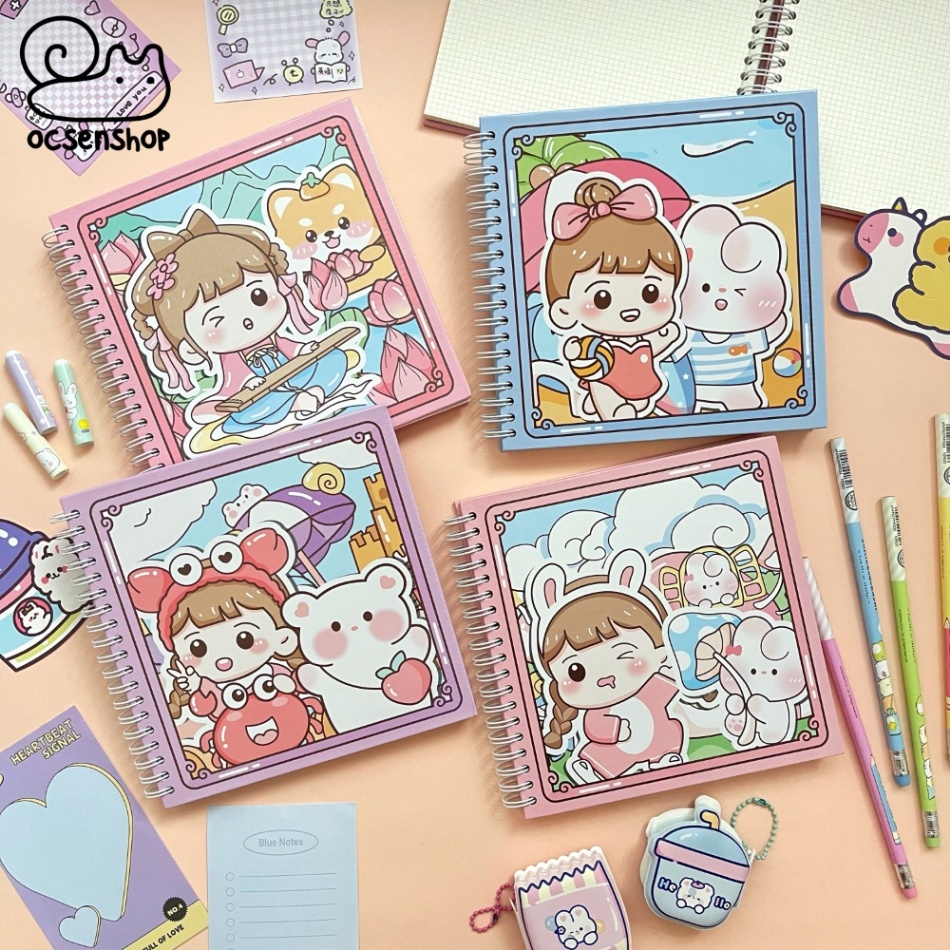 Sổ vuông sưu tầm sticker Em bé | Shopee Việt Nam