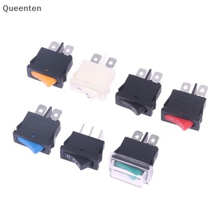 Queenten 5 chiếc KCD1-110 9.5x21mm Rocker BẬT / TẮT 2 Pin Nhạc Cụ Điện QT