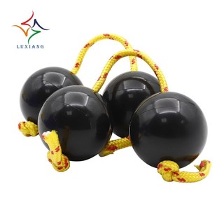 2 cặp aslatua african shaker aslatuas instrument rhythmic ball