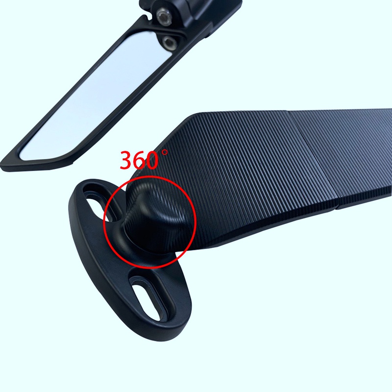 Gương Chiếu Hậu Xoay Điều Chỉnh Được Cho Xe Mô Tô yamaha r15 r25 r3 r1 r1s r6 r6s v2 v3