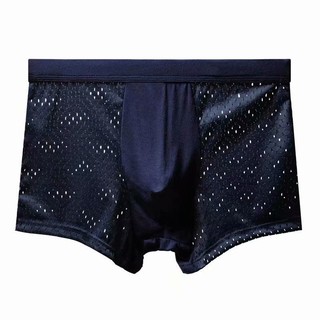 Quần lót boxer DICHUANGZHE lưng vừa phối lưới thoáng khí nhanh khô thời trang mùa hè cho nam
