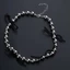 OXXGGKAO Thời Trang Ruy Băng Đen Nơ Vòng Cổ Giả Ngọc Trai Hợp Kim Dây Xích Choker Dây Xích
