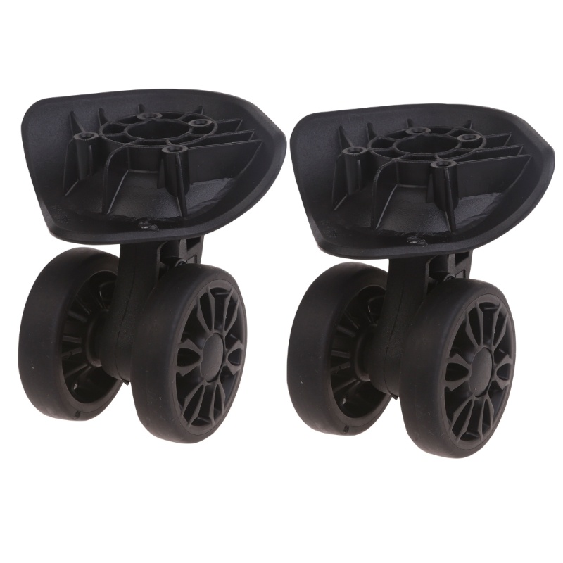 Fl A89 2 Chiếc Xe Đẩy Bánh Thay Thế Hạng Nặng Cho Hộp Hành Lý Vali Xoay 360 Độ Bộ Đôi Hàng Im Lặng-Wh