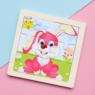 Tranh Ghép Hình Cho Bé - 9 Mảnh, Size Nhỏ, Kích Thước 11x11 cho bé SUNNY DAY