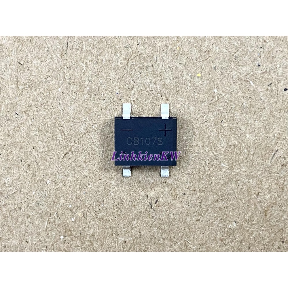 10x DB107S SMD Brücken-Gleichrichter 1A 1000V – SOP-4 – Von Elpohl® – Kompakt, Stoßfest, Für AC-DC-Wandlung