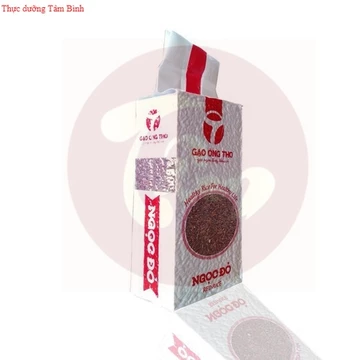 Gạo Lứt Đỏ Ông Thọ 1Kg-Gạo Lứt Huyết Rồng Tâm Bình Foods