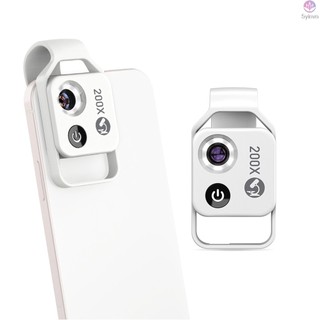 ✨Ống kính hiển vi điện thoại chuyên nghiệp apexel ms002 200x với kẹp điện thoại đa năng cho thực vật côn trùng tóc quan sát da đồ trang sức ngọc thẩm định ngành điện tử thử nghiệm #yingerji