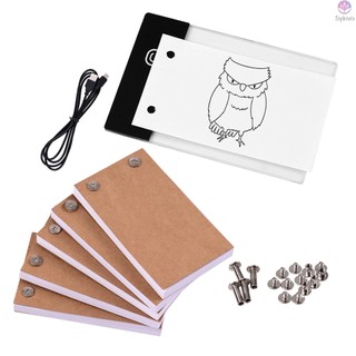 ✨Flip book kit với light pad led light box tablet 300 tờ giấy vẽ flipbook với vít ràng buộc để vẽ theo dõi hoạt hình phác thảo phim hoạt hình sáng tạo #yingerjian