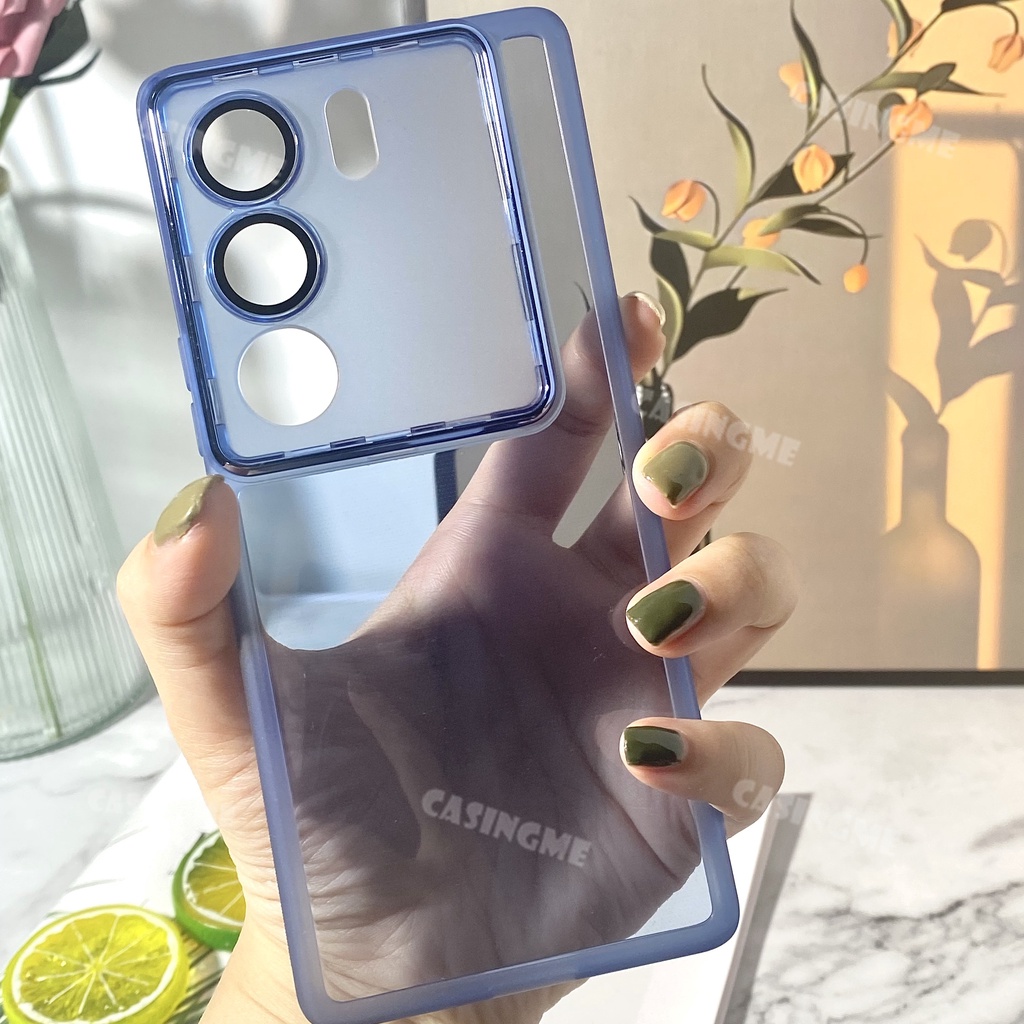 Vivo V30 V29 5G 2023 Camera Bảo Vệ Ống Kính Mạ Điện Mềm Trong Suốt Cho Vivo V29 V29E 29V VivoV29 V29E 2023 4G 5G Ốp lưng Silicon Trong Suốt Chống Sốc