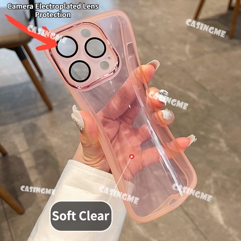Vivo V30 V29 5G 2023 Camera Bảo Vệ Ống Kính Mạ Điện Mềm Trong Suốt Cho Vivo V29 V29E 29V VivoV29 V29E 2023 4G 5G Ốp lưng Silicon Trong Suốt Chống Sốc