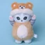 YT4 16cm Mướp Mèo Sang Trọng Búp Bê Quà Tặng Cho Bé Gái Túi Mặt Dây Chuyền Cosplay Gấu Trúc Bò Thỏ Đồ Chơi Nhồi Bông Cho Trẻ Em