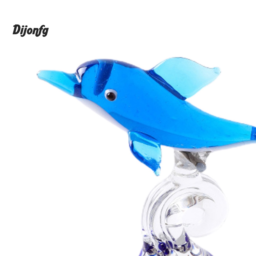Dj Tuổi Thọ Dài Động Vật Thu Nhỏ Cho Nhà Búp Bê Cá Heo Đáng Yêu Để Bàn Kính Hình Cạnh Tròn