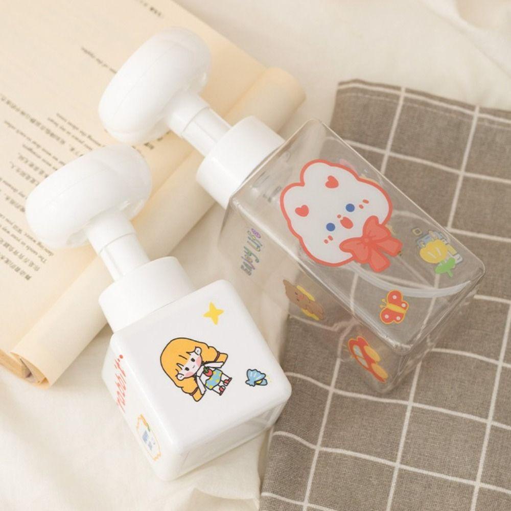 Hộp đựng bọt hoa HOBBYIN, Bao bì mỹ phẩm có thể đổ lại Chai đựng xà phòng rỗng, Chai bơm bọt 250 / 450ml bằng nhựa chất lượng Du lịch