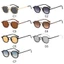 KANGN Punk Shades, Kính râm vuông nhỏ khung kim loại Y2K, Kính râm lái xe bảo vệ UV400 cổ điển dành cho nữ và nam giới