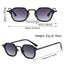 KANGN Punk Shades, Kính râm vuông nhỏ khung kim loại Y2K, Kính râm lái xe bảo vệ UV400 cổ điển dành cho nữ và nam giới