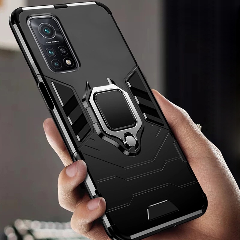 Dành Cho Xiaomi Mi 10T / 10T Pro 5G Vỏ Giáp Chống Sốc Nhẫn Đứng Ốp điện thoại Ốp điện thoại