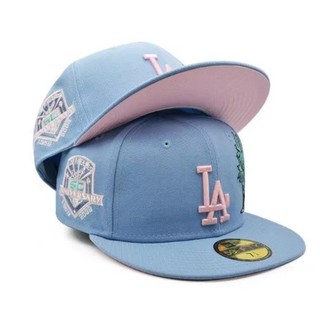 Mlb Mũ Lưỡi Trai Thêu Chữ los angeles dodgers Phong Cách Cổ Điển