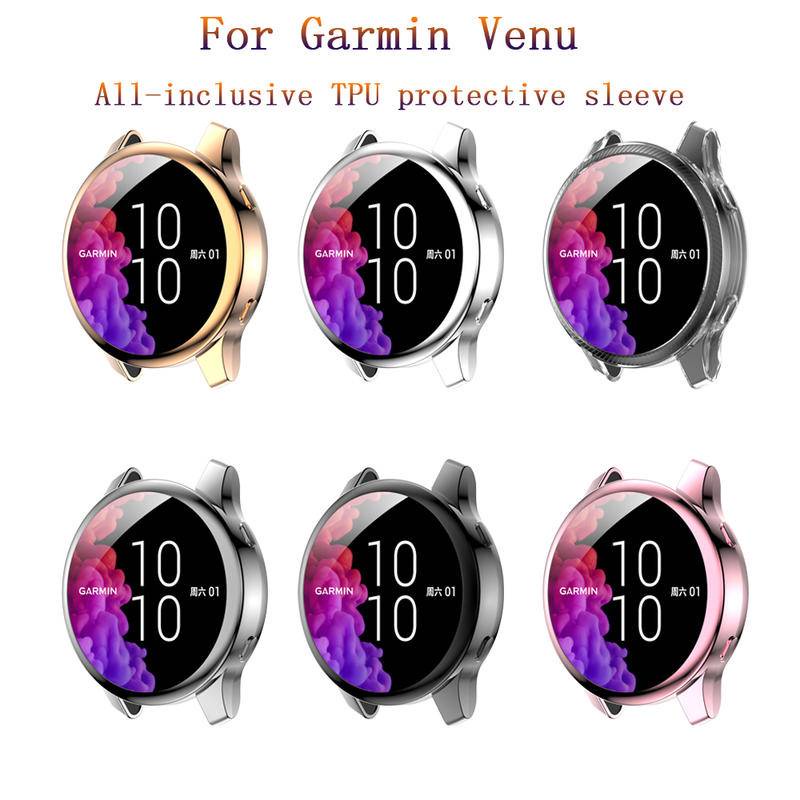 Dành cho vỏ đồng hồ TPU mềm mạ Garmin Venu Vỏ bảo vệ màn hình