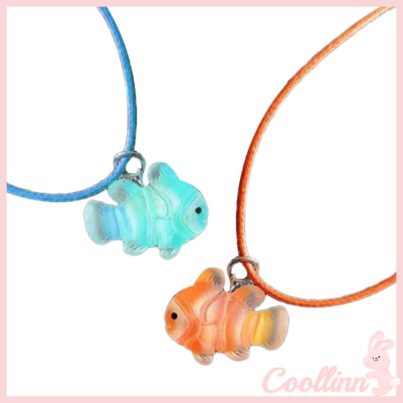 Coo Vòng cổ Hình Cá Hề Đơn Giản Thời Trang Có Thể Điều Chỉnh