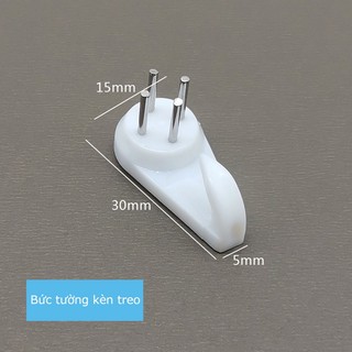 Combo 10 dinh ba chân đinh treo ảnh đinh đóng tường không cần khoan tường (nhiều cỡ) SUNNY DAY