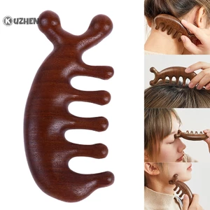 Kuzhen Lược Mát Xa Đầu Vai Cổ Răng Rộng Chống Tĩnh Điện