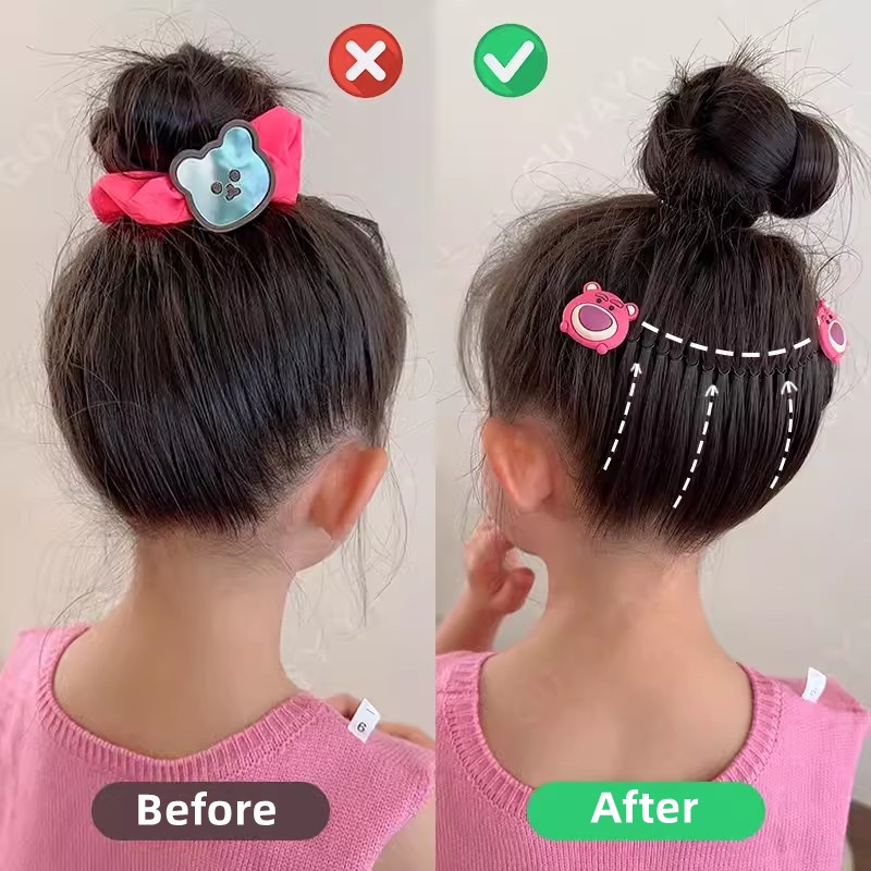 Dễ Thương Lược Kim Loại Chải Tóc / Lược Chải Tóc Vô Hình Linh Hoạt Kiểu Hoạt Hình Xinh Xắn